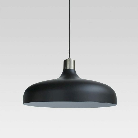 Threshold Other - Crosby Large Pendant Ceiling Light Black Lamp Only 16" Diameter